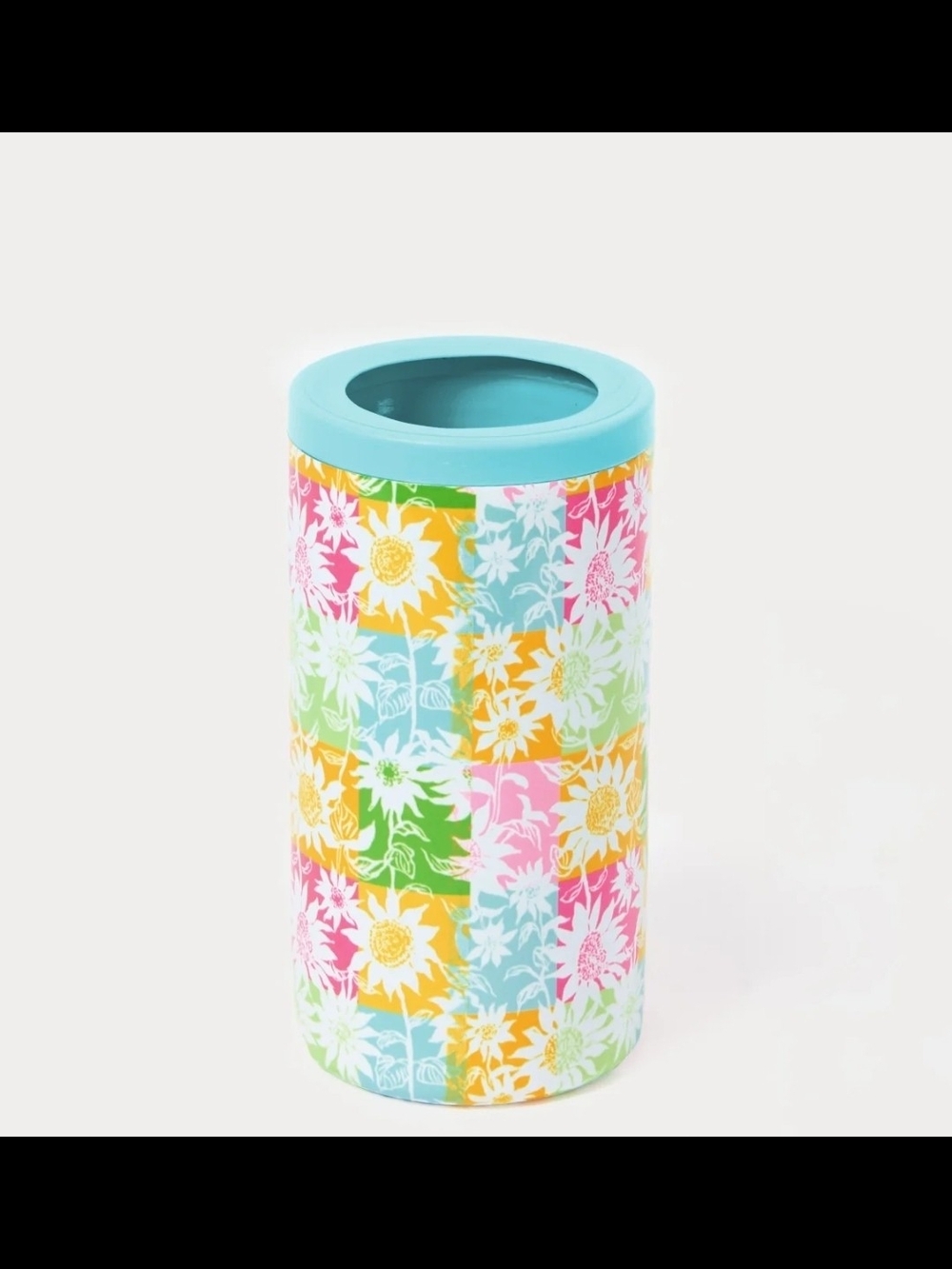 Lilly Pulitzer Insulated Can Cooler Colorful Floral Can Insulator - Multicolor